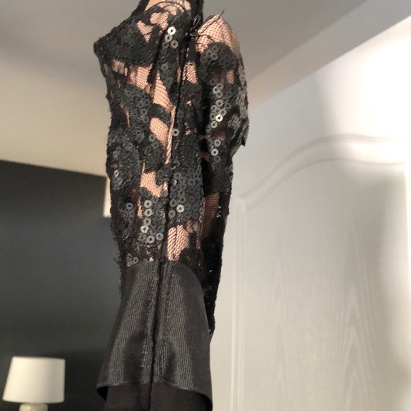 Black and gold Cache dress - Picture 6 of 8